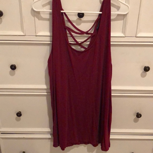 torrid Tops - Torrid Super Soft Caged Back Tank torrid Tops - Torrid Super Soft Caged Back Tank